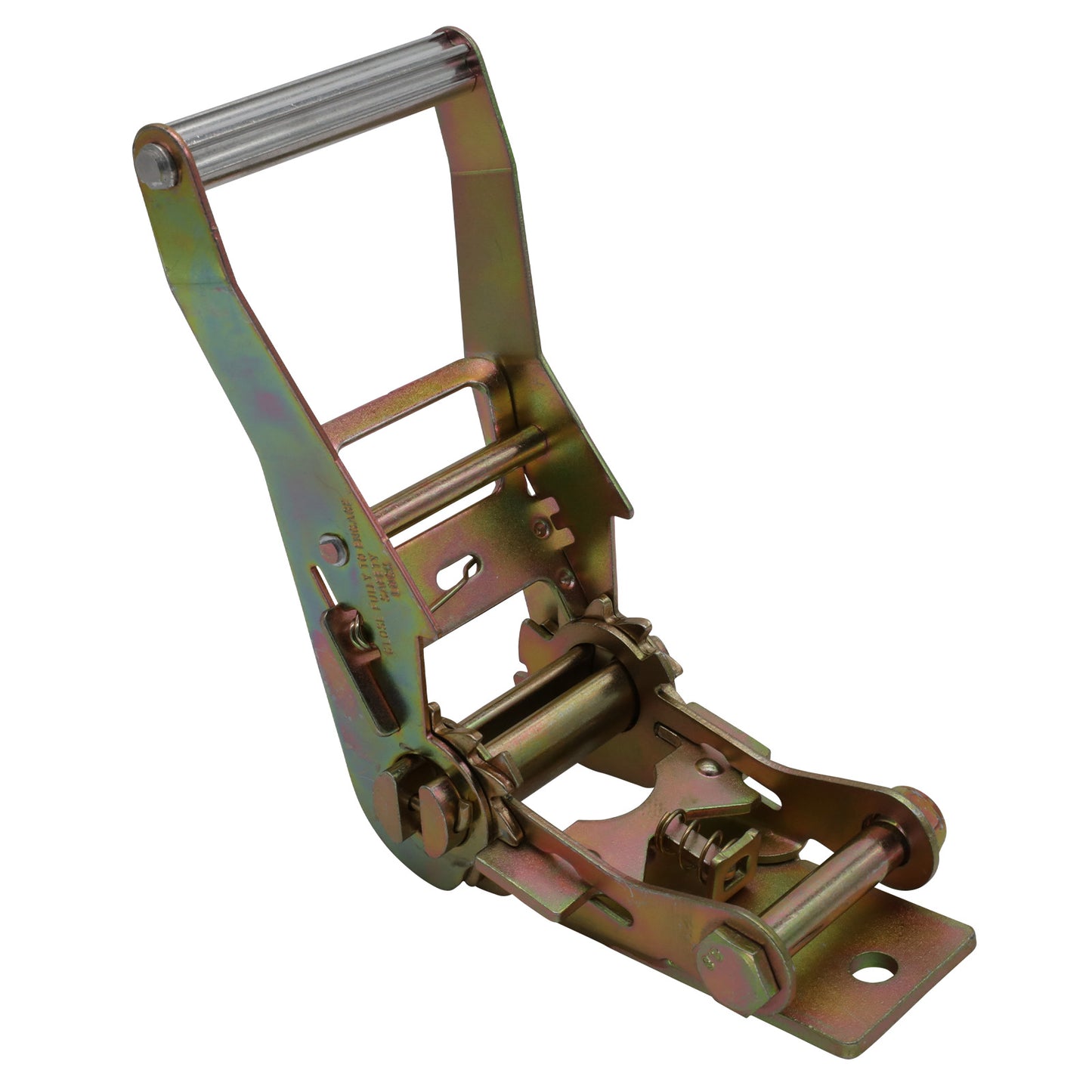 50mm bare ratchet with two-bolt mounting bracket for fixed installations