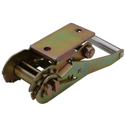 50mm bare ratchet with two-bolt mounting bracket for fixed installations