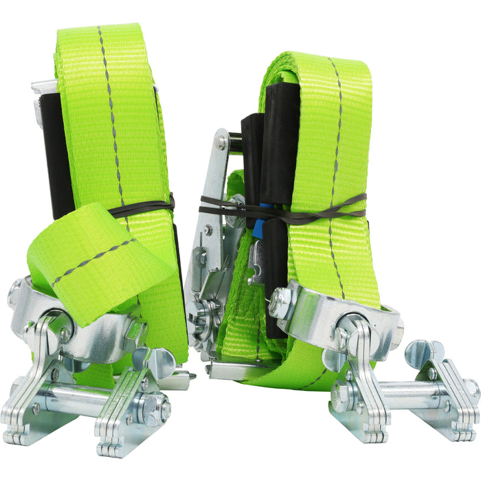 Adjustable E-Chock With 3.65m Straps With 600mm E-Tracks - RW23-600