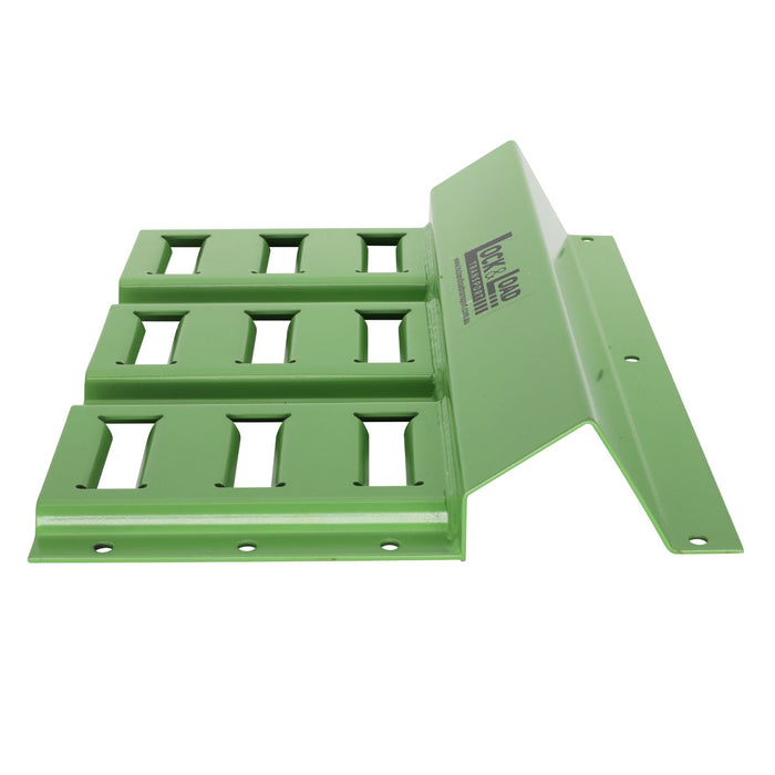 Raised E-Chock Plate Pair - 3 Rail Wide - RW28