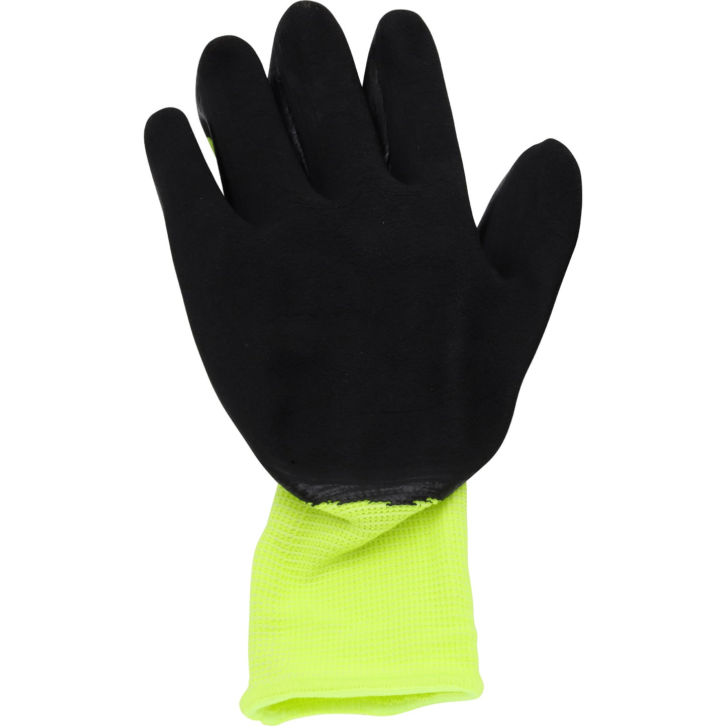 Oil Resistant Fluro Yellow Gloves - 5 Pairs - RW36