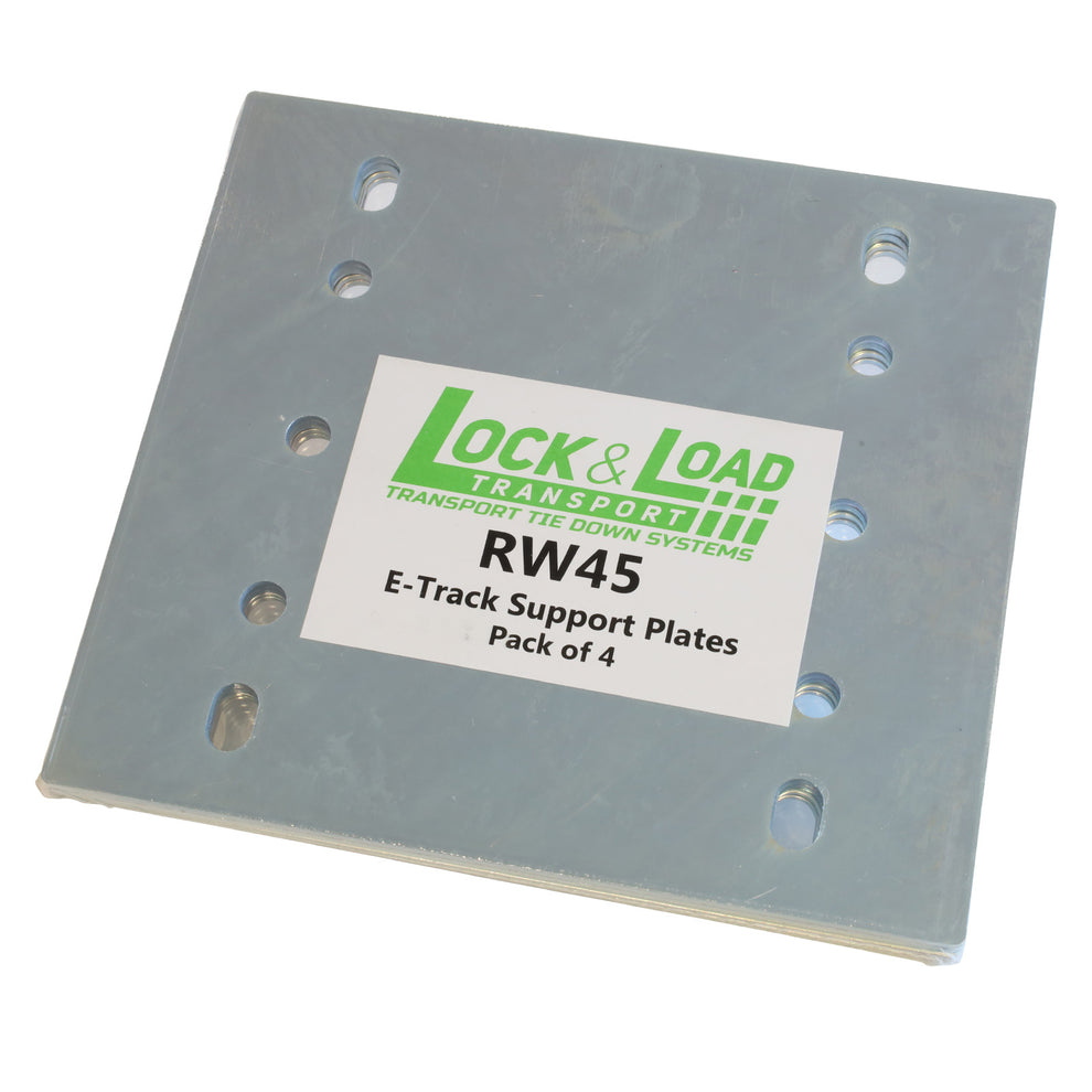 E-Track Mounting Support Plates – 4 Pack – RW45 – Lock & Load Transport