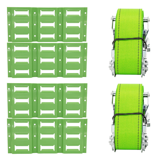 E-Track Multi Wide Kit with 1.8m Straps - RW60