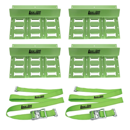3 Rail Wide E-Chock Kit with 1.8M Straps - RW65