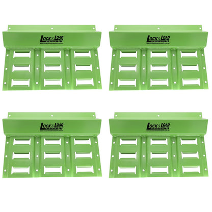 3 Rail Wide E-Chock Kit with Idler Straps & E-Track Single Slots - RW67