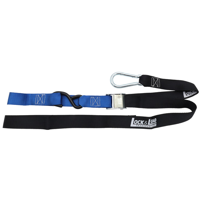 Pair of Blue Motorcycle Tie Down Straps