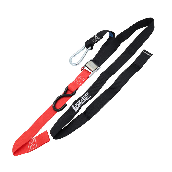 Pair of Red Motorcycle Tie Down Straps