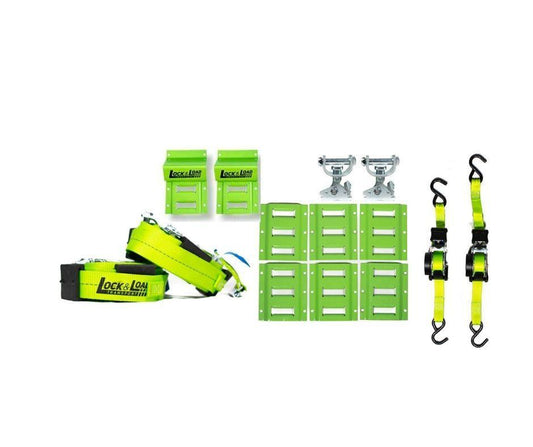 combo-kit-e-track-kit-2-x-wheel-chock-plates-and-25mm-retractable-ratchet-rw02-lock-and-load-transport - Lock & Load Transport
